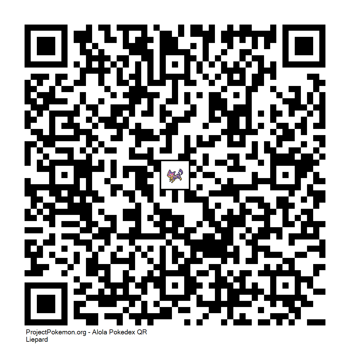 Cdigo QR de Liepard